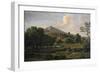 View of the Convent of Grotta Ferrata, Near Rome, 1844-Jean Joseph Xavier Bidauld-Framed Giclee Print