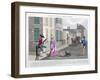 View of the Corner of Soho Square and Sutton Street, Westminster, London, C1825-DT Egerton-Framed Giclee Print