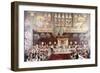 View of the Coronation Luncheon for King George V and Queen Mary Consort, London, 1911-null-Framed Giclee Print