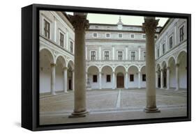View of the Cortile D'Onore-Luciano Laurana-Framed Stretched Canvas