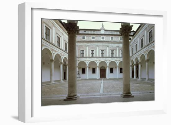 View of the Cortile D'Onore-Luciano Laurana-Framed Giclee Print