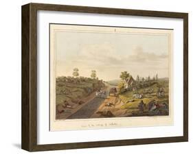 View of the Cottage of Valette-James Rouse-Framed Giclee Print