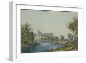 View of the Country Estate Sivoritsy, before 1792-Semyon Fyodorovich Shchedrin-Framed Giclee Print