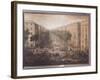 View of the Cours Belsunce, Marseilles, During the Plague of 1720, 1721-Michel Serre-Framed Giclee Print