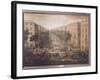 View of the Cours Belsunce, Marseilles, During the Plague of 1720, 1721-Michel Serre-Framed Giclee Print