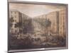 View of the Cours Belsunce, Marseilles, During the Plague of 1720, 1721-Michel Serre-Mounted Giclee Print