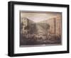 View of the Cours Belsunce, Marseilles, During the Plague of 1720, 1721-Michel Serre-Framed Giclee Print