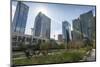 View of the Courthouse in Courthouse Park and surrounding urban office buildings, Downtown Calgary,-Frank Fell-Mounted Photographic Print