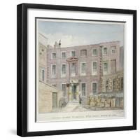 View of the Courtyard at No 38 St Mary at Hill, City of London, 1871-Charles James Richardson-Framed Giclee Print