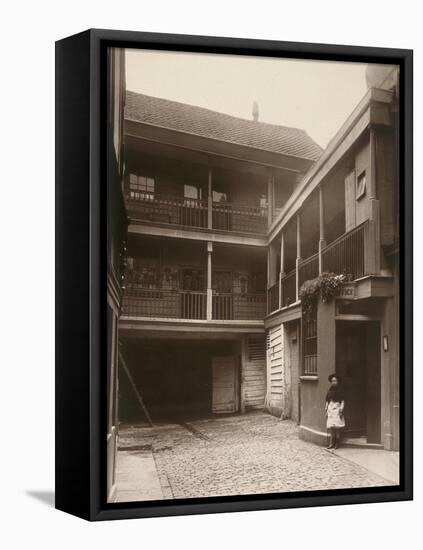 View of the Courtyard at the Old Bell Inn, Holborn, London, 1884-Henry Dixon-Framed Stretched Canvas