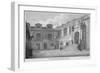 View of the Courtyard, Leathersellers' Hall, City of London, 1803-James Peller Malcolm-Framed Giclee Print