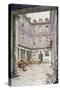 View of the Courtyard of No 102 Leadenhall Street, City of London, 1875-John Phillipps Emslie-Stretched Canvas