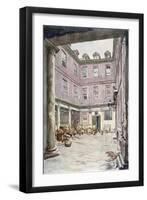 View of the Courtyard of No 102 Leadenhall Street, City of London, 1875-John Phillipps Emslie-Framed Giclee Print