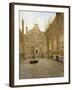 View of the Courtyard of the East India House in Amsterdam-null-Framed Art Print