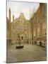 View of the Courtyard of the East India House in Amsterdam-null-Mounted Art Print