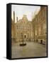 View of the Courtyard of the East India House in Amsterdam-null-Framed Stretched Canvas
