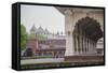 View of the Courtyard of the Taj Mahal. One of the Most Remarkable Sights of Muslim Architecture-Roberto Moiola-Framed Stretched Canvas