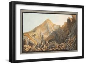 View of the Crater-Pietro Fabris-Framed Giclee Print