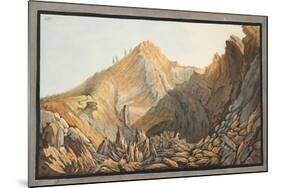 View of the Crater-Pietro Fabris-Mounted Giclee Print