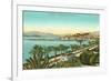 View of the Croisette, Cannes, France-null-Framed Art Print