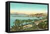 View of the Croisette, Cannes, France-null-Framed Stretched Canvas