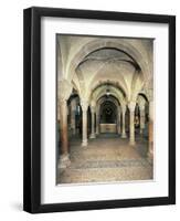 View of the Crypt, San Michele Maggiore Basilica, Pavia, Italy, 11th-15th Centuries-null-Framed Giclee Print