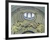 View of the Cupola with Angel Musicians from the Fonseca Chapel-Giovanni Lorenzo Bernini-Framed Giclee Print
