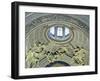 View of the Cupola with Angel Musicians from the Fonseca Chapel-Giovanni Lorenzo Bernini-Framed Giclee Print