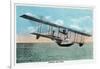 View of the Curtiss Sea Gull Airplane-Lantern Press-Framed Art Print