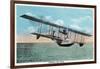 View of the Curtiss Sea Gull Airplane-Lantern Press-Framed Art Print