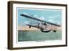 View of the Curtiss Sea Gull Airplane-Lantern Press-Framed Art Print