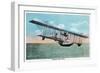 View of the Curtiss Sea Gull Airplane-Lantern Press-Framed Art Print