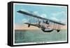 View of the Curtiss Sea Gull Airplane-Lantern Press-Framed Stretched Canvas