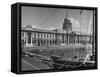 View of the Customs House in Dublin-Hans Wild-Framed Stretched Canvas