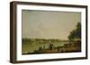 View of the Dacha of Prince Stroganov Near Saint Petersburg, 1804-Benjamin Paterssen-Framed Giclee Print