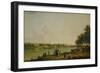 View of the Dacha of Prince Stroganov Near Saint Petersburg, 1804-Benjamin Paterssen-Framed Giclee Print