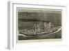 View of the Deck of a First Class Battleship-null-Framed Giclee Print