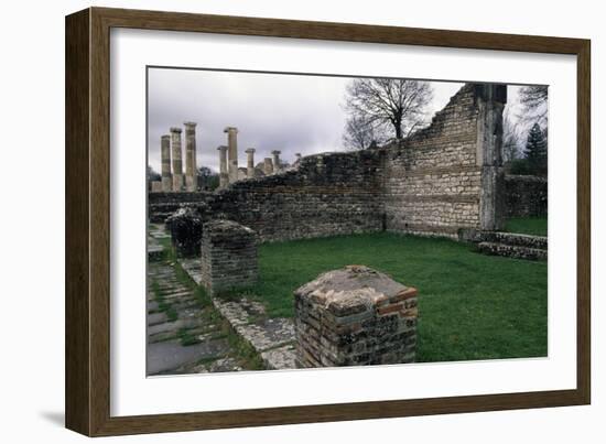 View of the Decumanus Maximus-null-Framed Giclee Print