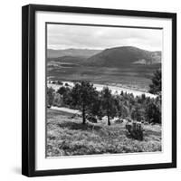 View of the Deeside Country, Aberdeenshire. 28/08/1959-Staff-Framed Photographic Print