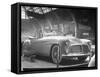 View of the Delahaye, Seen at the Paris Auto Show-Gordon Parks-Framed Stretched Canvas