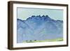 View of the Dents-Du-Midi from Champéry-Ferdinand Hodler-Framed Giclee Print