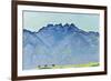 View of the Dents-Du-Midi from Champéry-Ferdinand Hodler-Framed Giclee Print