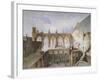 View of the Destruction of St Stephen's Chapel, Palace of Westminster, London, 1834-John Taylor-Framed Giclee Print