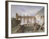 View of the Destruction of St Stephen's Chapel, Palace of Westminster, London, 1834-John Taylor-Framed Giclee Print