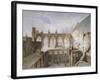 View of the Destruction of St Stephen's Chapel, Palace of Westminster, London, 1834-John Taylor-Framed Giclee Print