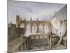 View of the Destruction of St Stephen's Chapel, Palace of Westminster, London, 1834-John Taylor-Mounted Giclee Print