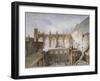 View of the Destruction of St Stephen's Chapel, Palace of Westminster, London, 1834-John Taylor-Framed Giclee Print