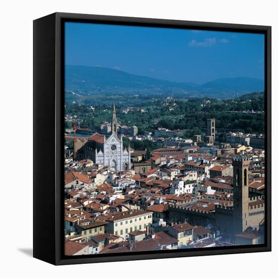 View of the District of Santa Croce, Florence-null-Framed Stretched Canvas