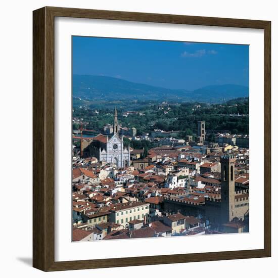 View of the District of Santa Croce, Florence-null-Framed Photographic Print