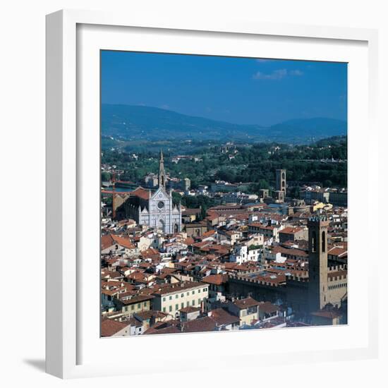 View of the District of Santa Croce, Florence-null-Framed Photographic Print